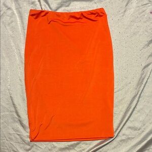 Vibrant Orange Women's Skirt